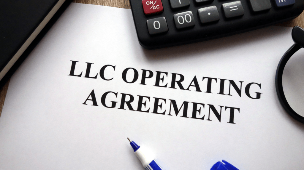 Why your llc needs an operating agreement with a photo of a document stating "llc operating agreement"
